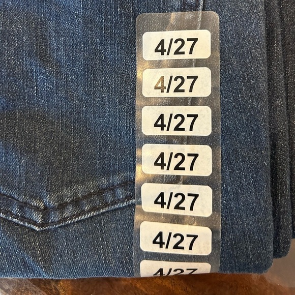 Bag006. NWT Jessica Simpson Mid-Rise boot cut soft stretch denim blue jeans 4 - Picture 3 of 5